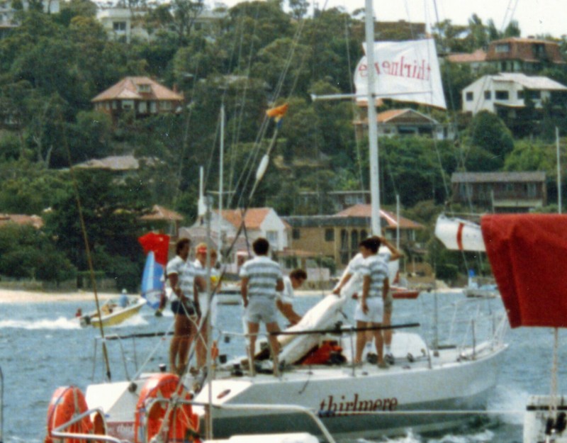 Thirmere going to the start of the Sydney to Hobart Yacht Race 1984