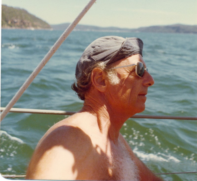 John Walker on his yacht - Feb 1978