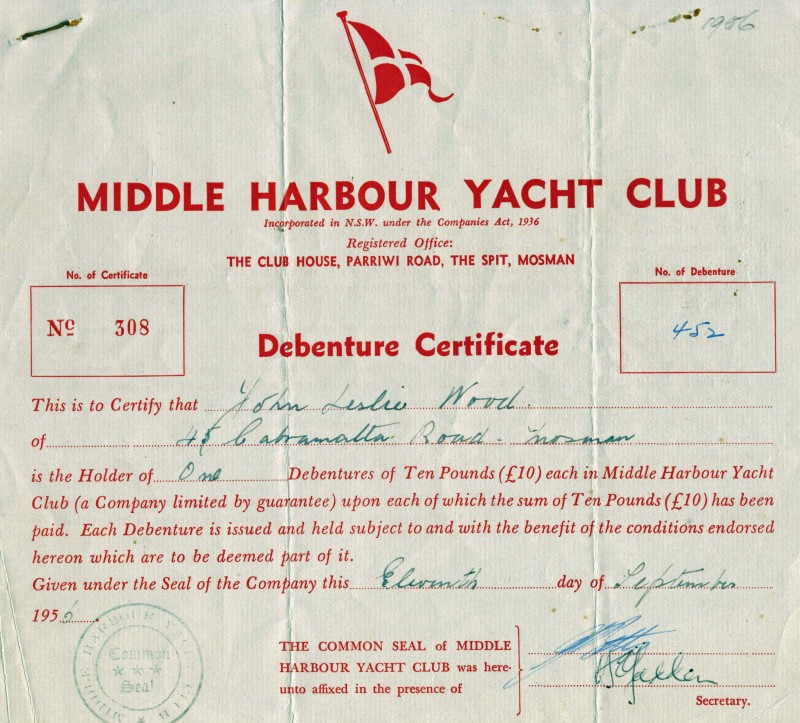 MHYC Debenture Certificates