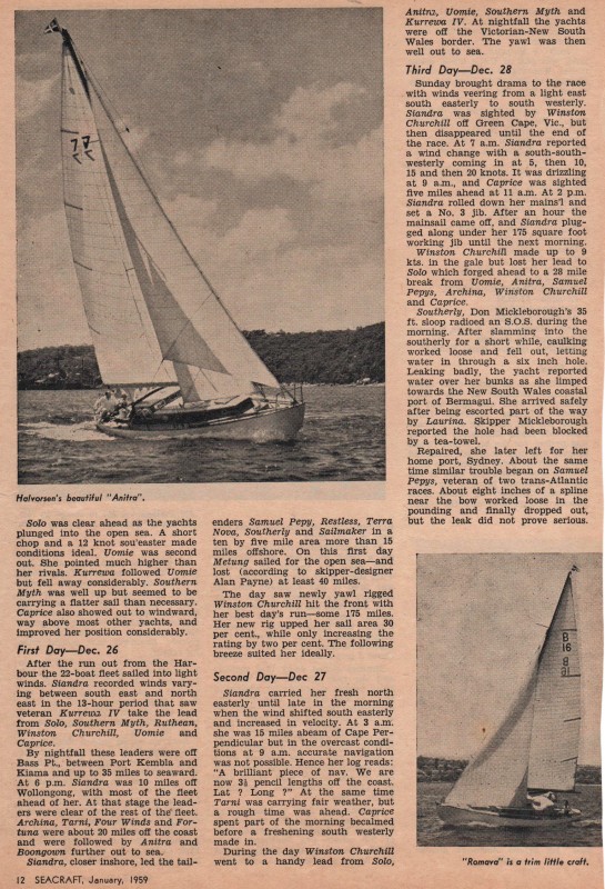 Seacraft Article on the 1958 Hobart Page 4
