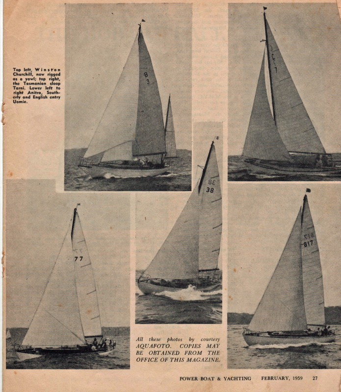 Looking at the Sydney to Hobart Yacht Race 1958, Graham Newland Page 5
