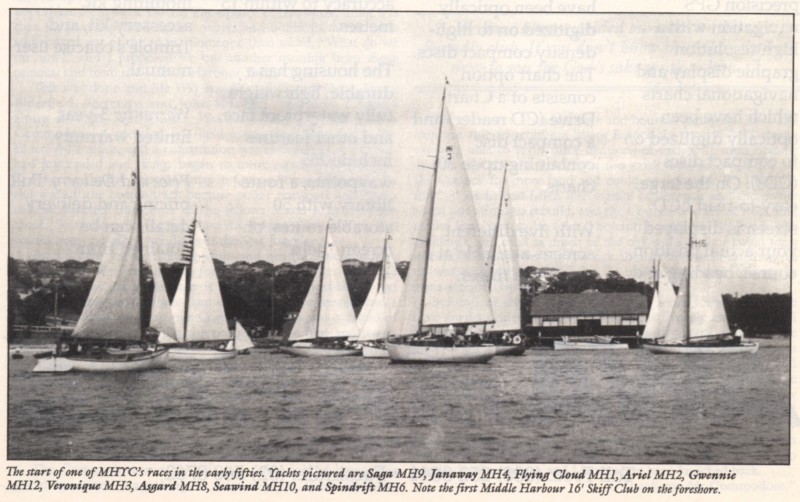 Start of MHYC Race in early 50