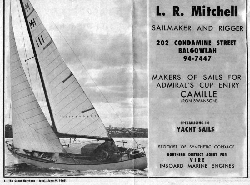 L. R. Mitchell Sailmaker and rigger