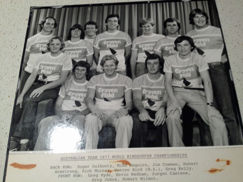 Australian Team 1977 World Windsurfer Championships