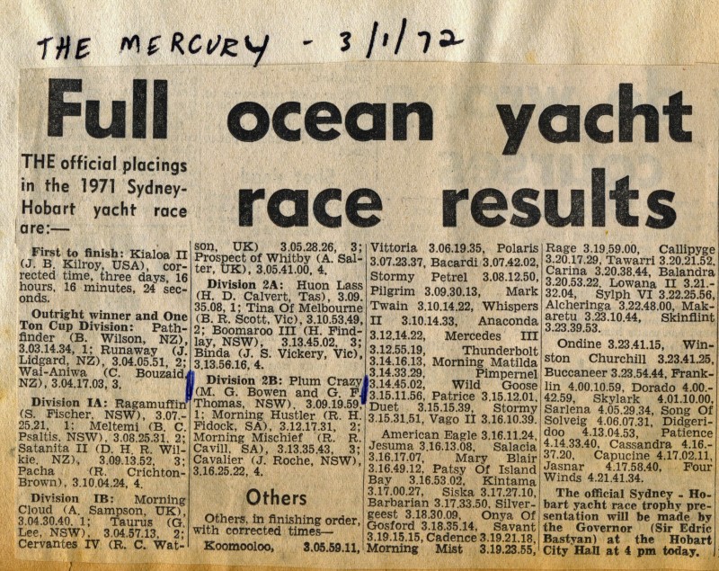 3rd Jan 1972 The Mercury