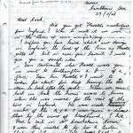 Letter from Colon by Dick Nossiter 5th Dec 1936
