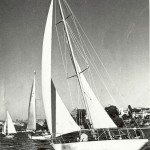 Eos in Training before the 1956 Sydney to Hobart Yacht Races