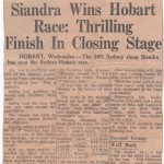 Siandra Wins 1958 Hoart