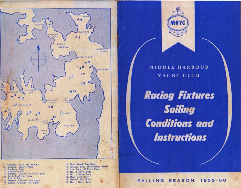 1959-1960 Sailing Handbook Page 1