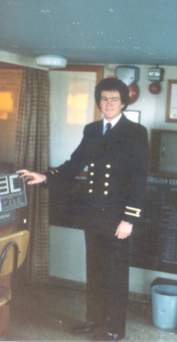 Roger Hickman as a Cadet