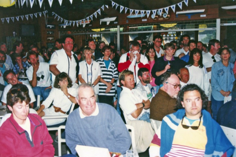 1991 3 Ports Race - Watching the Prizegiving