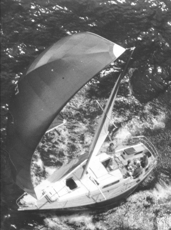 Plum Crazy in the 1971 Sydney to Hobart Yacht Race