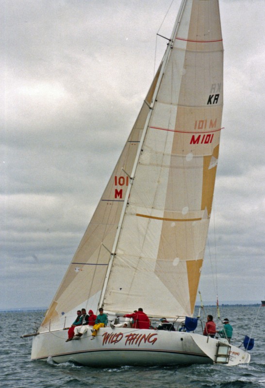 Sydney to Mooloolaba 1991 Race Start - Wild Thing Grant Wharington M101