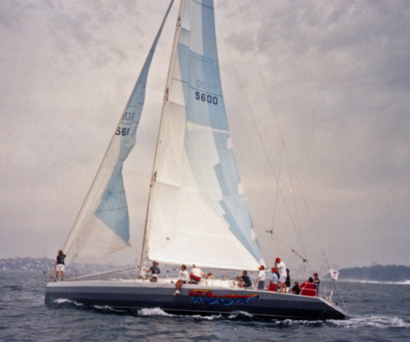 Sydney to Mooloolaba 1991 Race Start - Rager (5600), Mike Clements