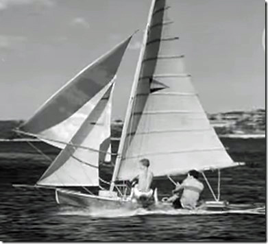Stills from Two Boys and a Boat - Ross Grainger and skipper Ken Beashel