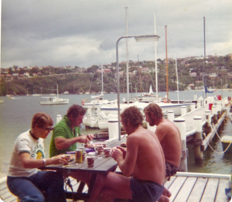 New Years Morning 1976 at Middle Harbour Yacht Club