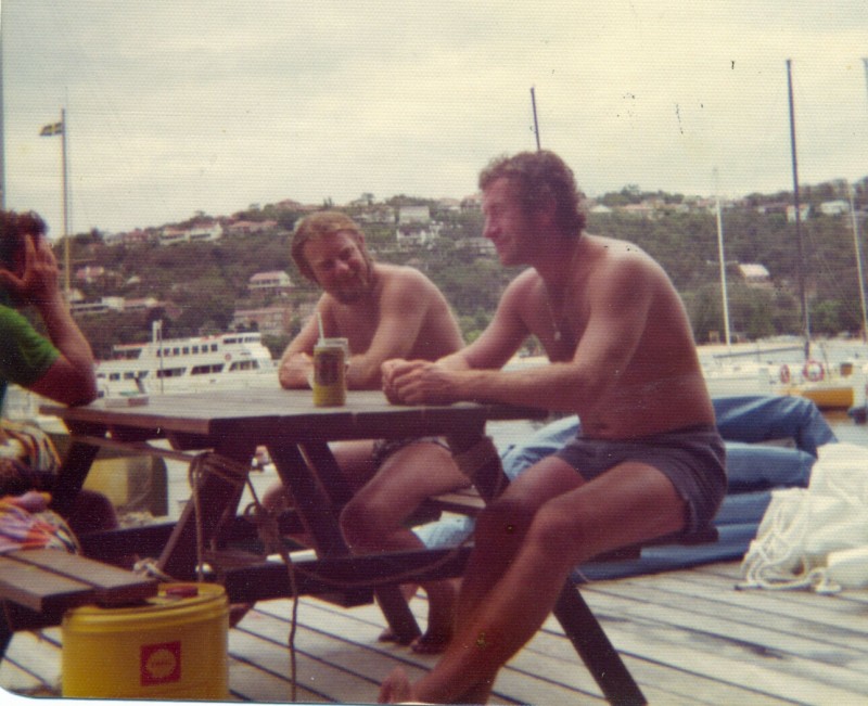 New Years Morning 1976 at Middle Harbour Yacht Club