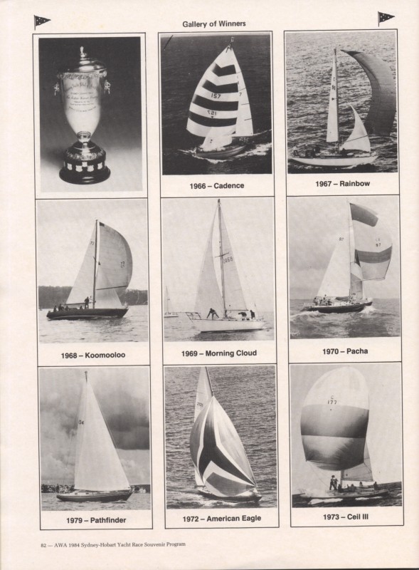 Sydney to Hobart Yacht Race 1984 Souvenir Program Page 10