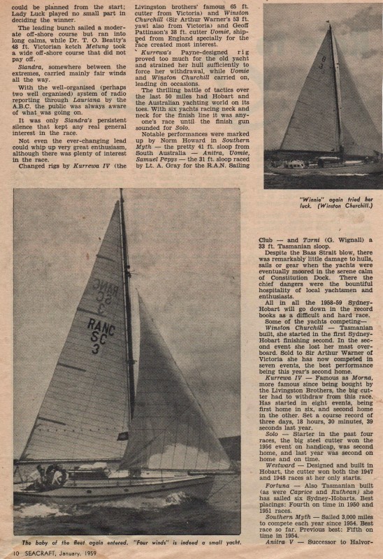 Seacraft Article on the 1958 Hobart Page 2