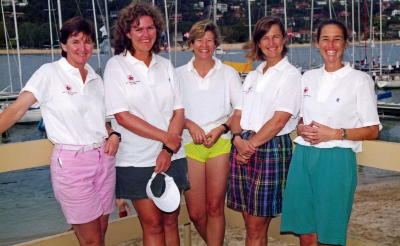 Girls Team -Sydney to Mooloolaba Yacht Race 1990