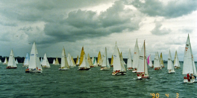 Sydney to Mooloolaba 1990 - Race Start