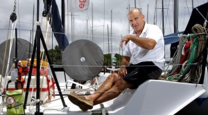 Skipper Ed Psaltis is preparing for a 35th Sydney to Hobart race. Photo: Dallas Kilponen (SMH)