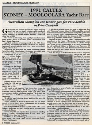 1991 Caltex Sydney to Mooloolaba, The Log Autumn 1991