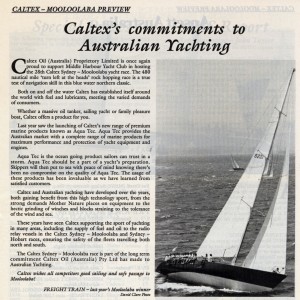 1991 Caltex Sydney to Mooloolaba, The Log Autumn 1991
