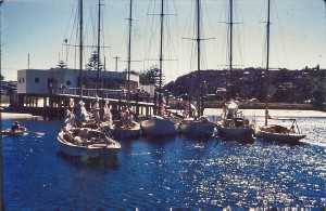 Middle Harbour Yacht Club in Dec 1954