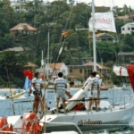 Thirmere going to the start of the Sydney to Hobart Yacht Race 1984