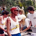 1991 - 3 Ports Race - First Run finishes at MHYC