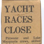 Yacht Races Close - Bluebirds and Endeavours