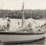 Odyssey at Middle Harbour Yacht Club. Start of the Sydney to Brisbane Yacht Race 1974.