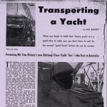Transporting a Yacht by Max Barnett