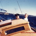 Eudoria racing on Harbour 1950