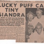 Lucky Puff Catches Tiny Siandra 1958 Hobart
