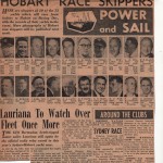 Hobart Race Skippers 1960
