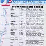 Sydney to Brisbane Tasman Sea 1973.