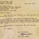 Letter from Jean Godden