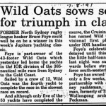 Wild Oats sows seedsfor triumph in classic