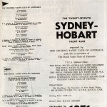 The official Program Sydney to Hobart Yacht Race