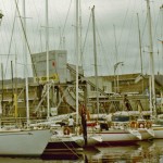 Finish of the 1980 Sydney to Hobart Yacht Race