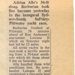 1972 South Solitary Island Race