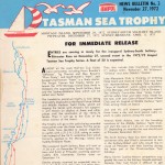 Tasman Sea Trophy 1972/3